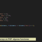 Funciones útiles de arrays en PHP