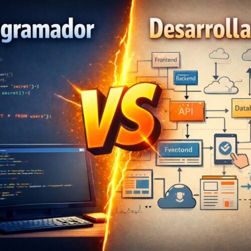Programador web vs Desarrollador web: diferencias clave